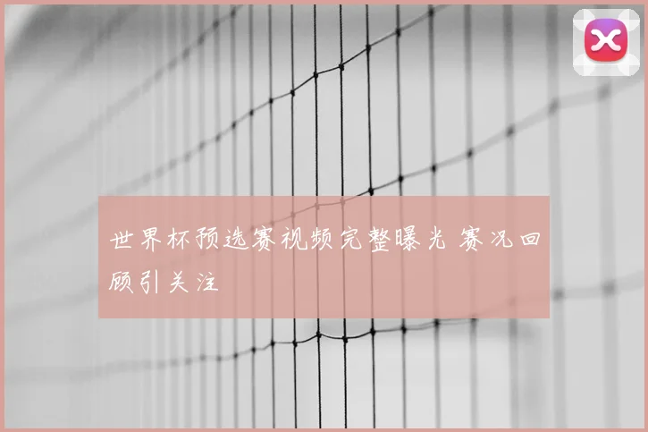 世界杯预选赛视频完整曝光 赛况回顾引关注